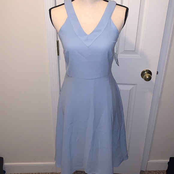 NWT Saks Fifth Avenue blue dress. - Picture 1 of 5